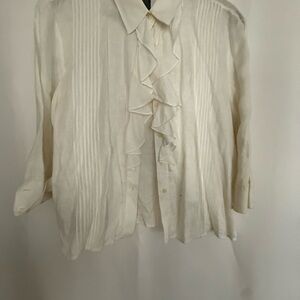 Ralph Lauren Classic White Blouse